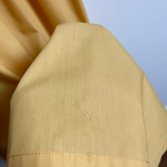 Efrain Mogollon Ana Luisa Cotton Midi Yellow Dress // Size 8 Medium - Picture 7 of 7